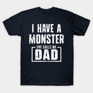 Funny First Father's Day 2024 Gift For Dad From Daughter T-Shirt